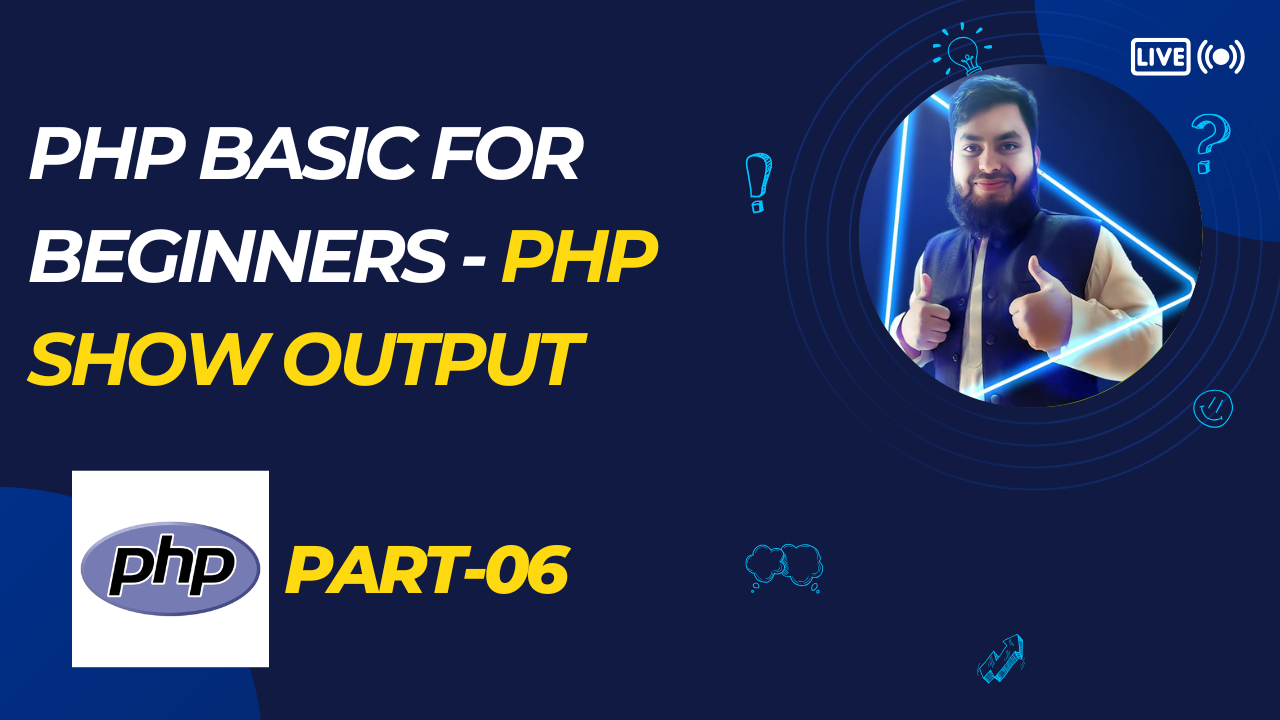 Show Output in PHP | Using echo and print in PHP | Bangla Tutorial